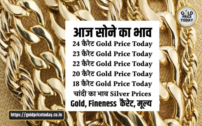 gold price today 23 November 2023 carat, fineness, prices