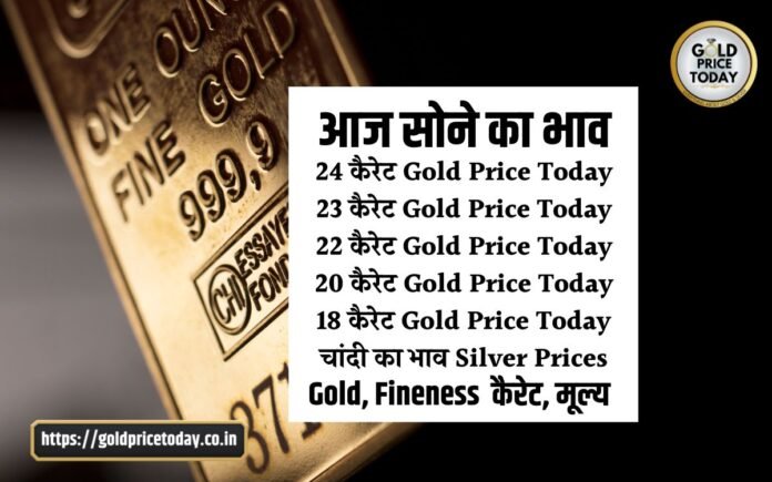 gold price today 30 November 2023 carat, fineness, Prices