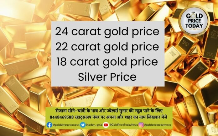 gold price today 17 January 2023 Carat fineness prices