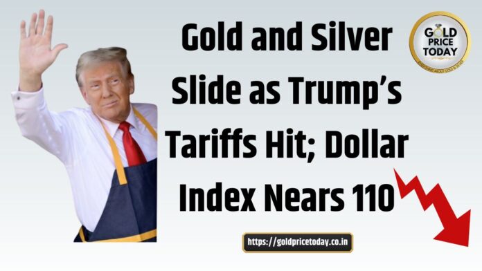 gold silver price down after trump tariff