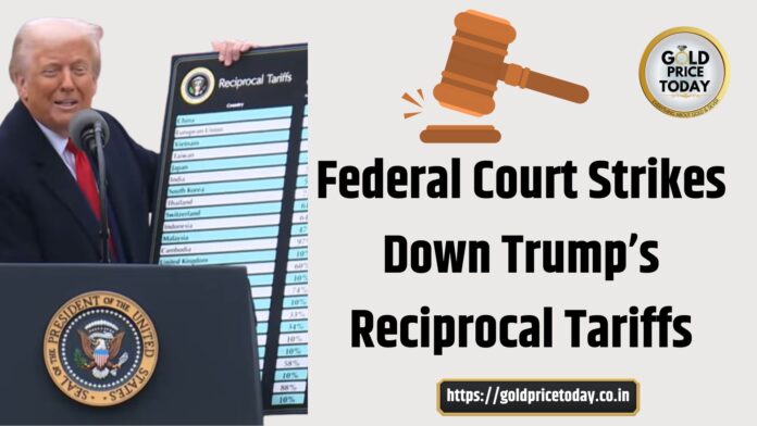 Federal Court Stop Trump Tariff gold price down