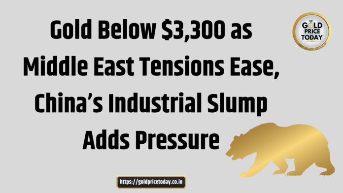 gold below 3300 Dollar
