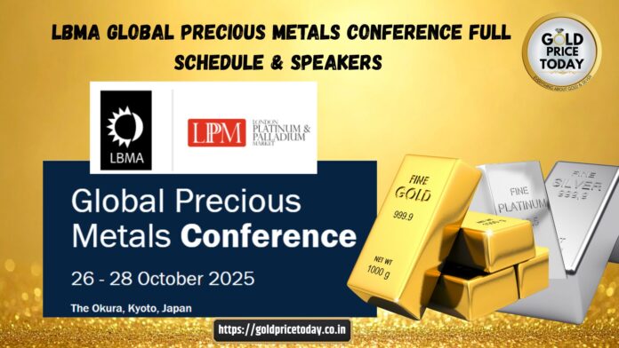 LBMA Global Precious Metals Conference Full Schedule Speakers