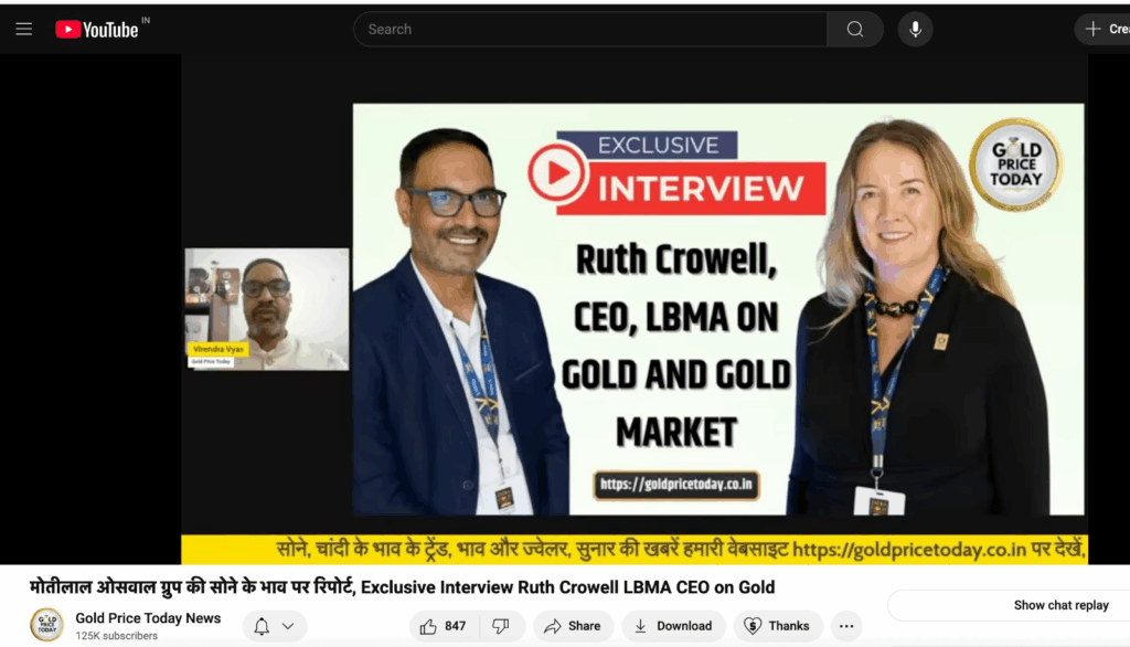 Exclusive Interview LBMA CEO Ruth Crowell
