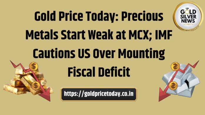 Gold Price Today: Gold, Silver Open Lower on MCX; IMF Flags Rising US Fiscal Deficit Concerns