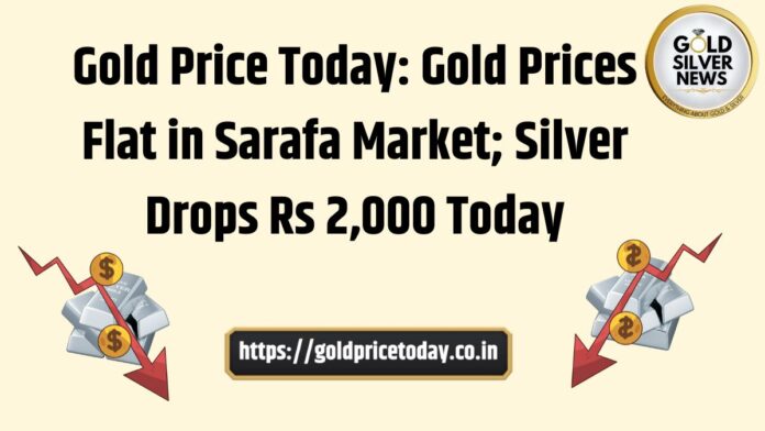 Gold Price Today: Gold Remains Steady in Sarafa Market, Silver Slips Rs 2,000 on Feb 26, 2026