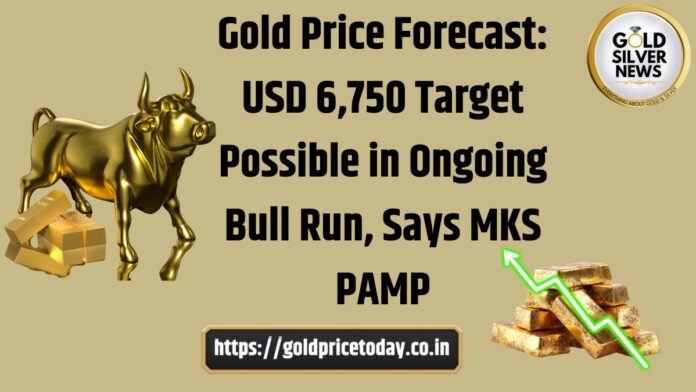 Gold Outlook: Gold could Potentially Reach USD 6,750 Mark, says MKS Pamp