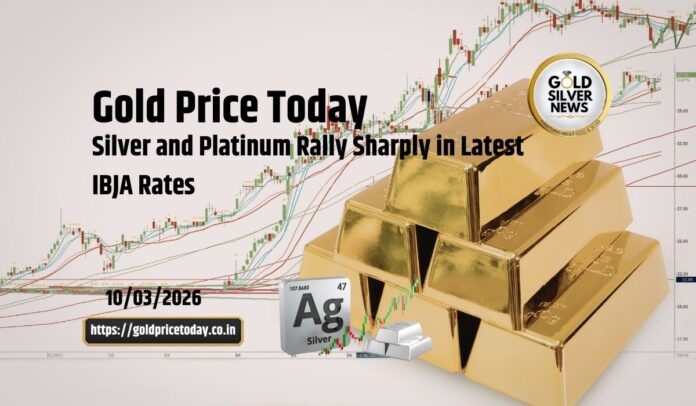 Gold Price Today: Gold, Silver, and Platinum Rise in Latest IBJA Rates, 10 March 2026