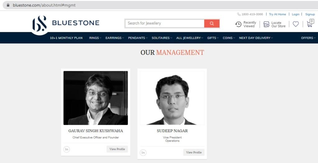 Bluestone founder Gaurav Singh Kushwaha