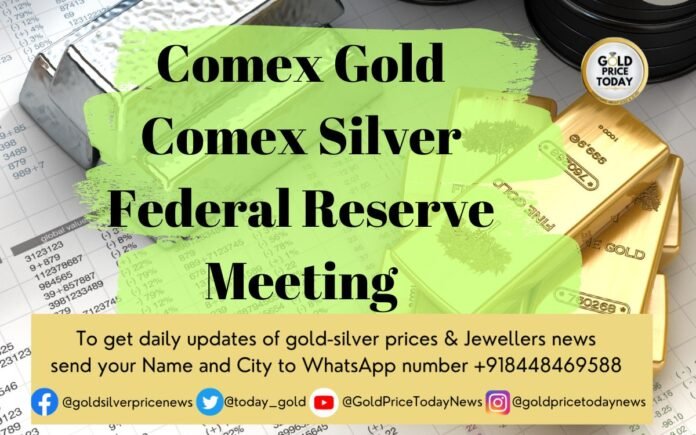 Comex Gold Comex Silver Federal Reserve Meeting