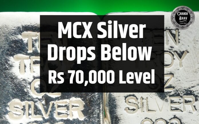 MCX Silver Drops Below Rs 70,000 Level