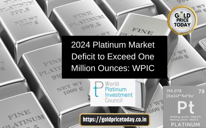 2024 Platinum Market Deficit to Exceed One Million Ounces WPIC