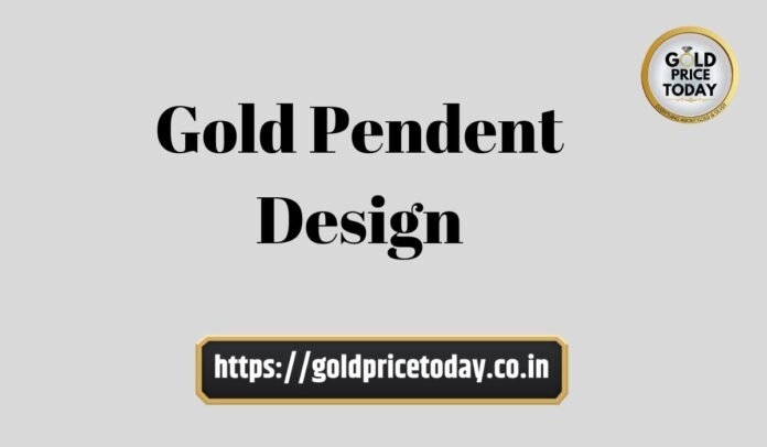 Gold Pendent Design